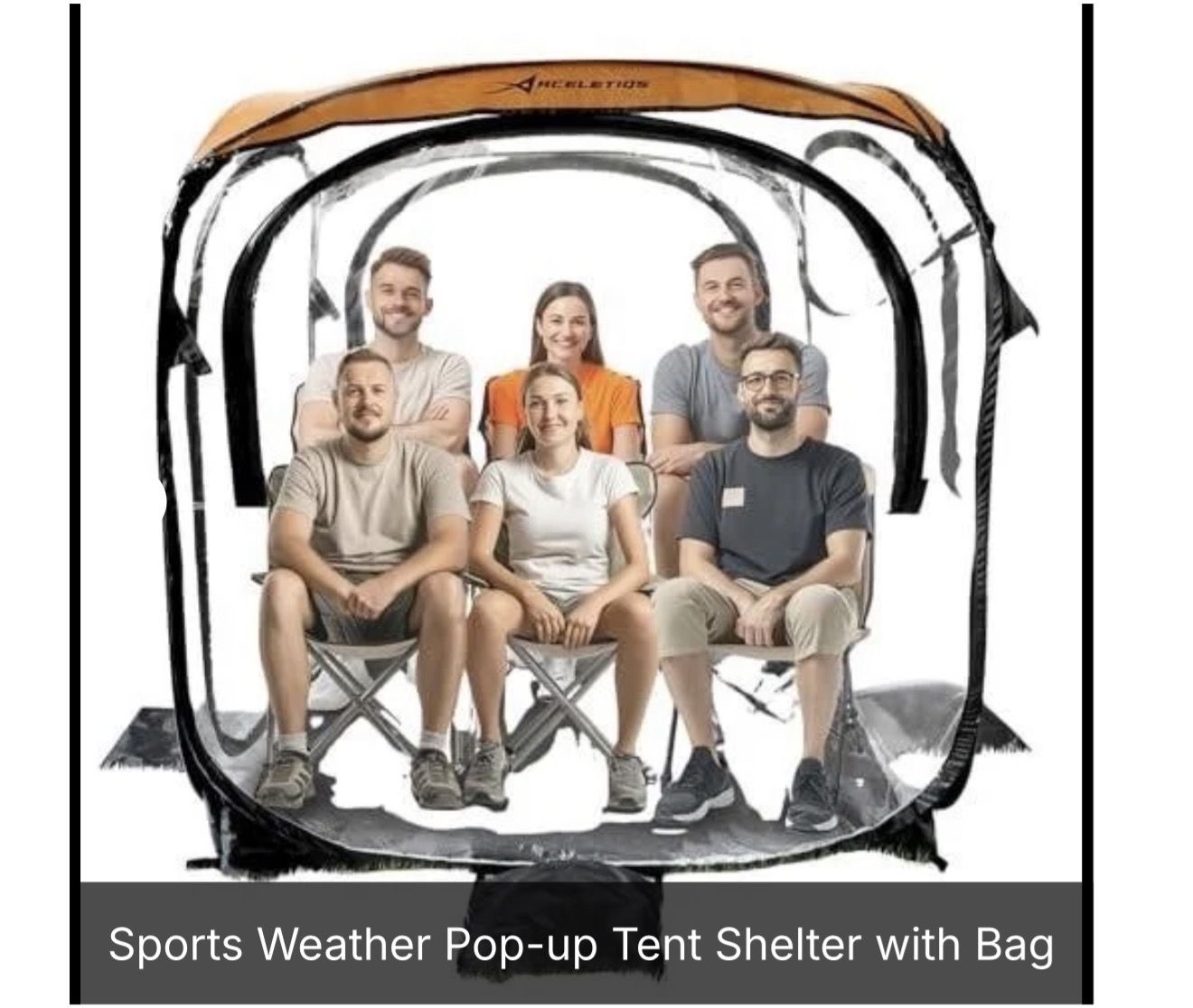 Sports Weather Pop-up Tent Shelter with Bag