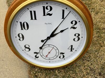 Bay Berk Large Wall Clock 25 Dia