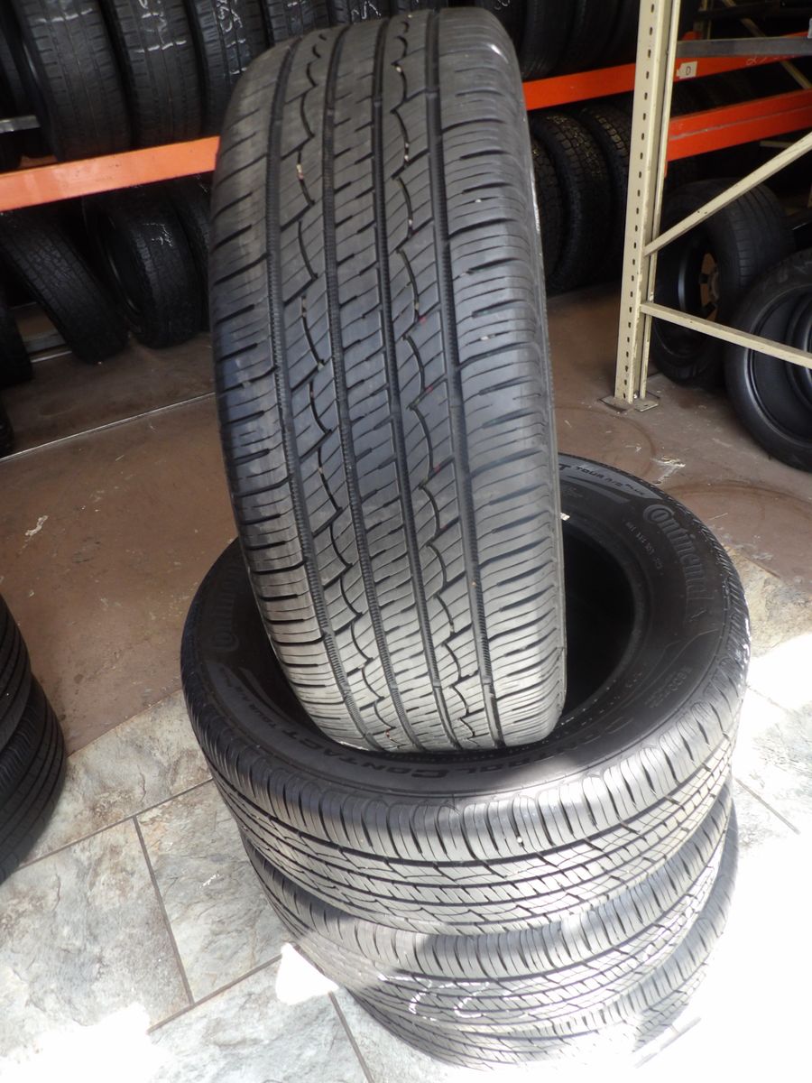 225/60R17 CONTINENTAL CONTROL CONTACT TOUR A/S SET OF USED TIRES