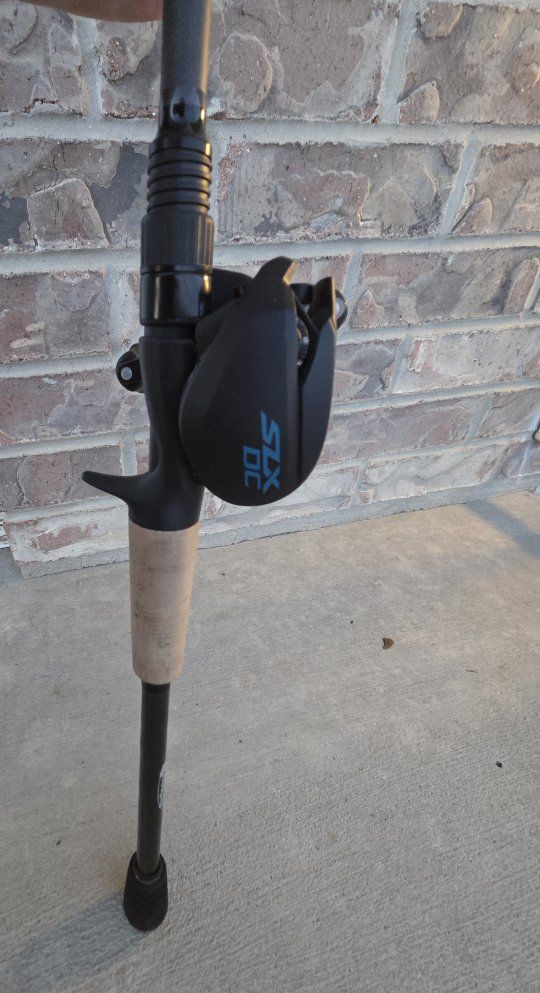 Fishing pole and Baitcaster reel