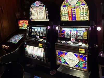 Two rare IGT S2000 slot machines. Tabasco and five line 3,4,5 x pay. Custom dbl. stand package deal