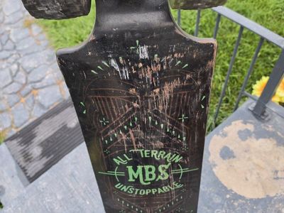 MBS All Terrain Unstoppable Longboard Deck with Kryptonics Trucks & Bearings