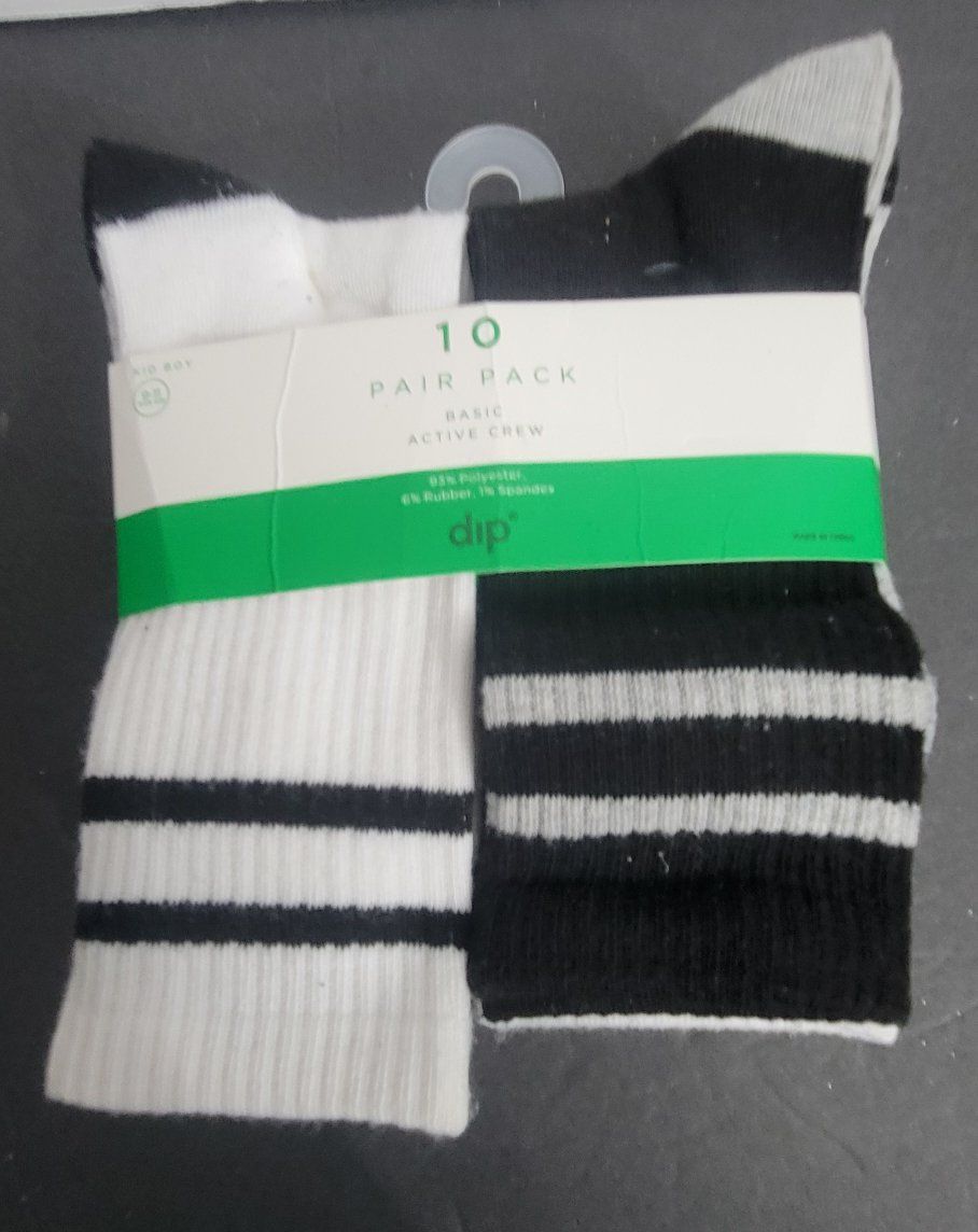 Dip and Russell Athletic Boys Crew Sock