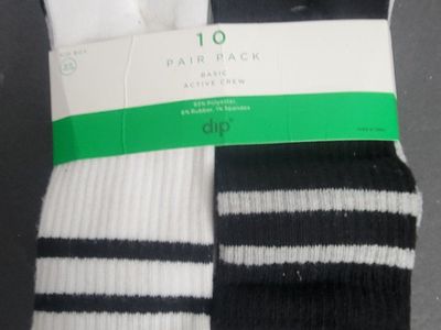 Dip and Russell Athletic Boys Crew Sock