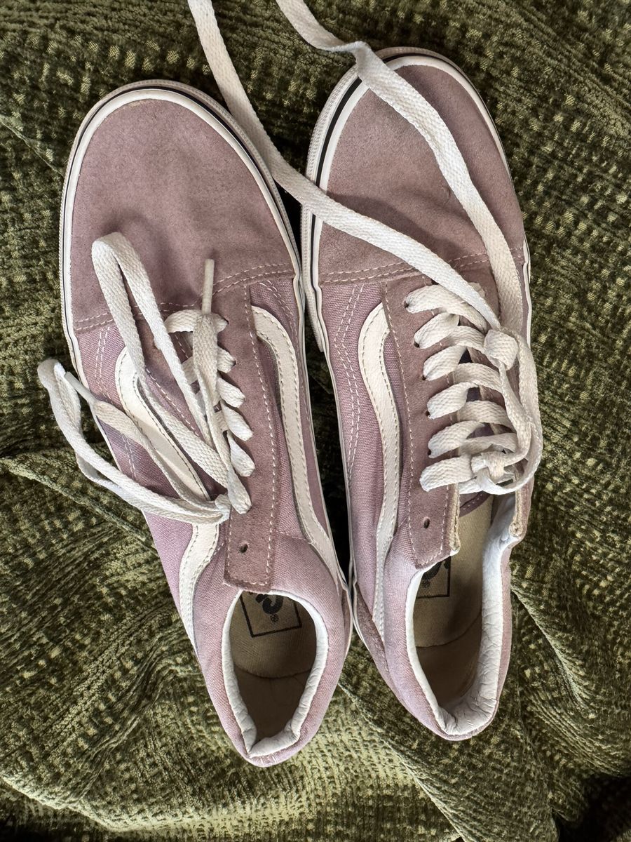 Vans Old Skool Low Mauve Pink Suede - Womens 7.5