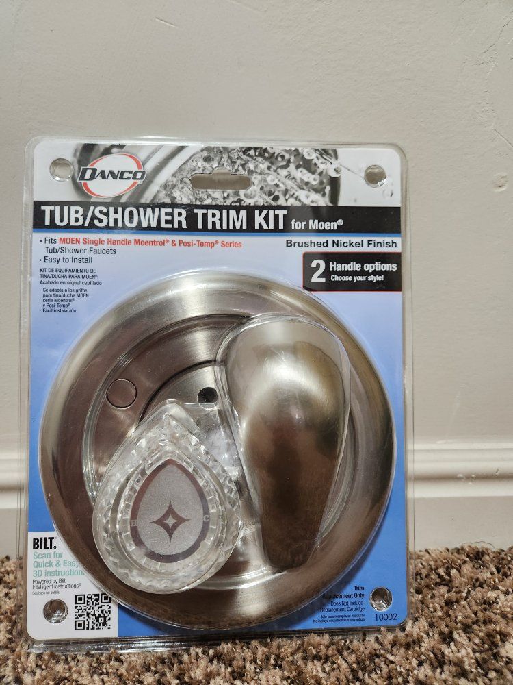 Danco Tub/Shower Trim Kit for Moen - Brushed Nickel
