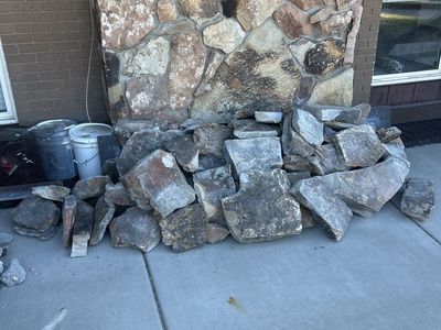 rocks and stones