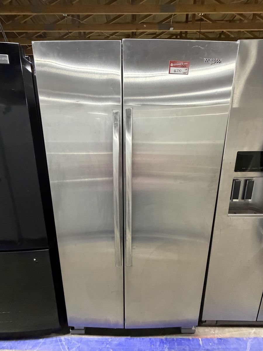 HUGE DEALS NOW! WHIRLPOOL SIDE BY SIDE FRIDGE