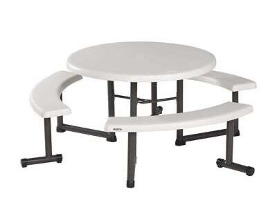 Lifetime 44-inch Round Picnic Table