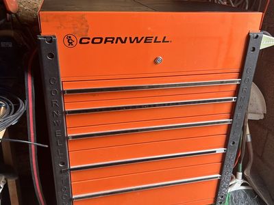Cornwell Tools Orange Rolling Service Tool Cart (TOOLS NOT INCLUDED)