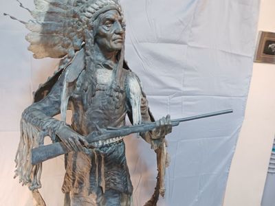 COLLECTABLE CARL KAUBA BRONZE SCULPTURE