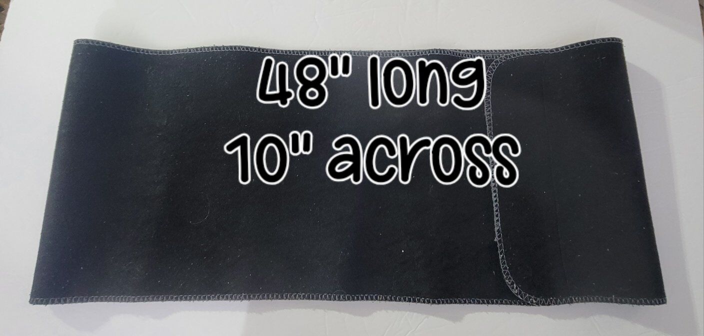 Velcro closure back/stomach support