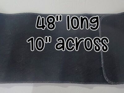 Velcro closure back/stomach support