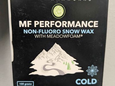 WEND NF Performance Wax Cold Temp - Hot Melt/Rub-On Ski Wax (100 Grams)