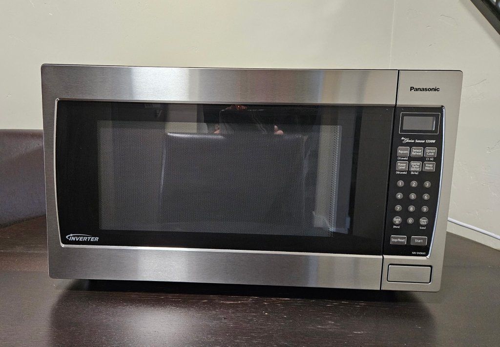 Panasonic NN-SN966S Inverter 1250W Countertop Microwave Oven, Stainless Steel Finish
