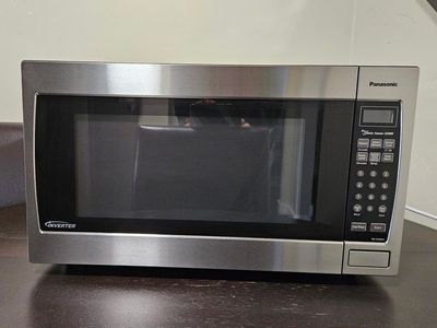 Panasonic NN-SN966S Inverter 1250W Countertop Microwave Oven, Stainless Steel Finish