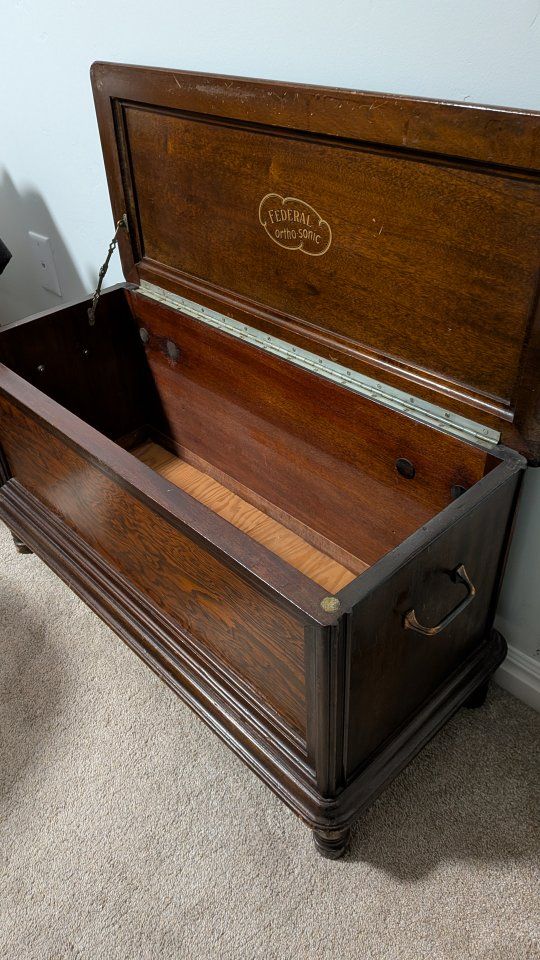 Antique chest from radio