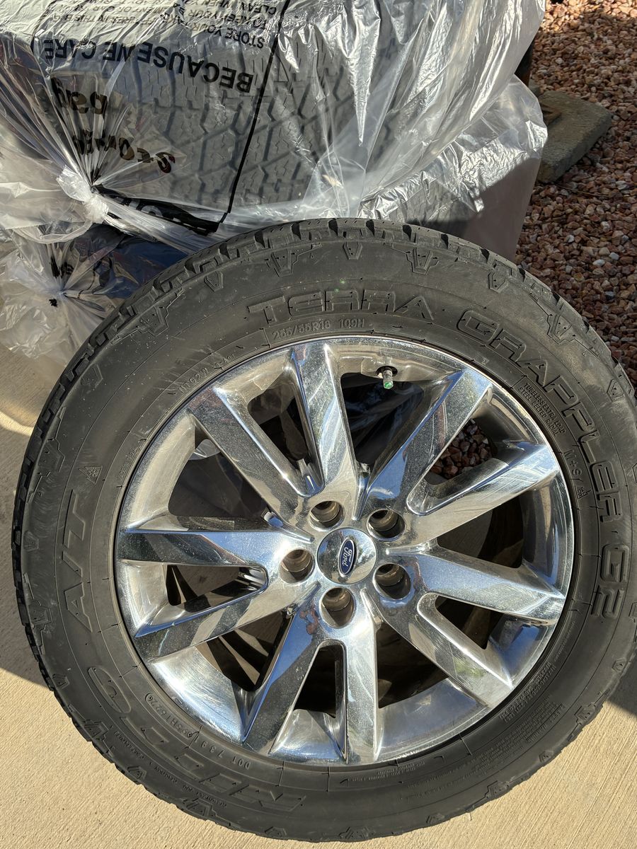 255-65-18 tires and rims