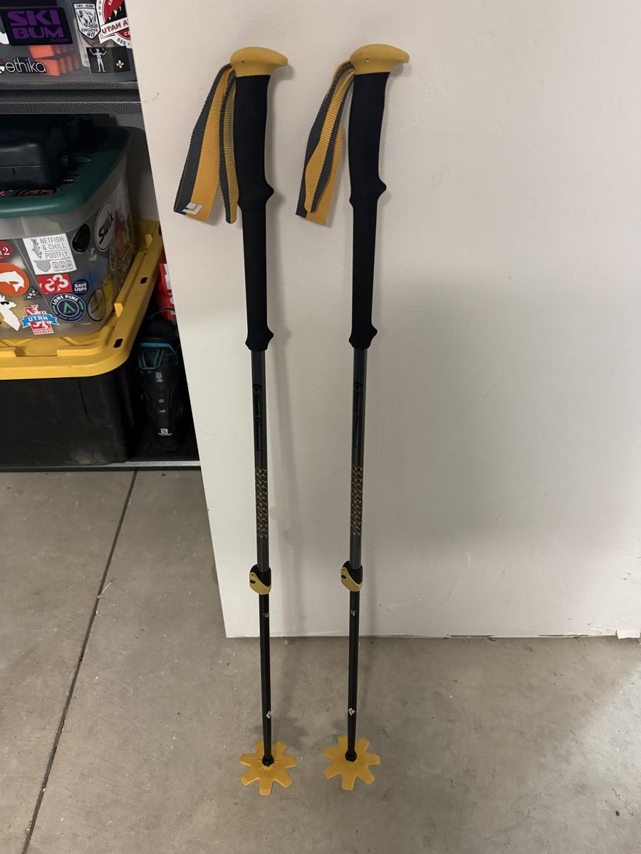 Black Diamond Ski Poles 105 To 150Cm (NEW)