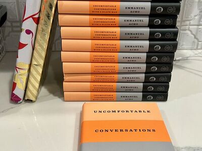 Hardback book 14 new Uncomfortable conversations with a black man
