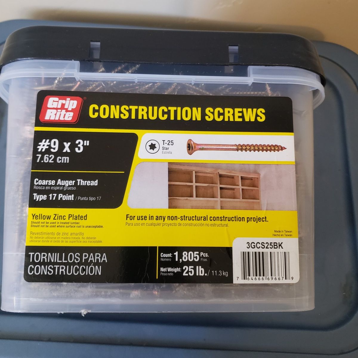 "construction screws