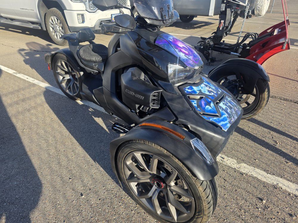 2024 Can-Am Ryker 3-Wheel Motorcycle - Black with Custom Graphic Trim