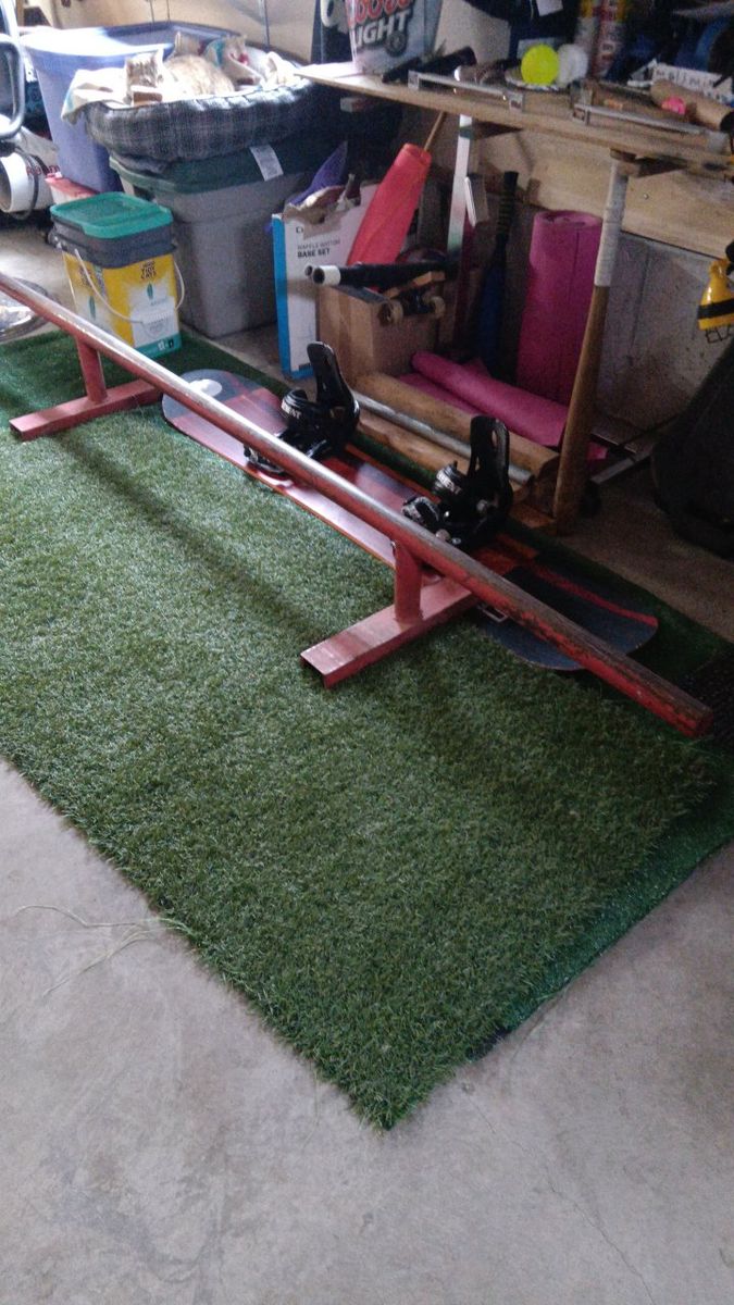 red skate rail