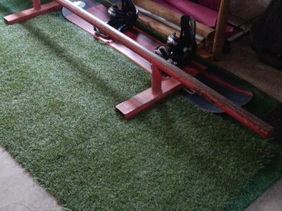 red skate rail
