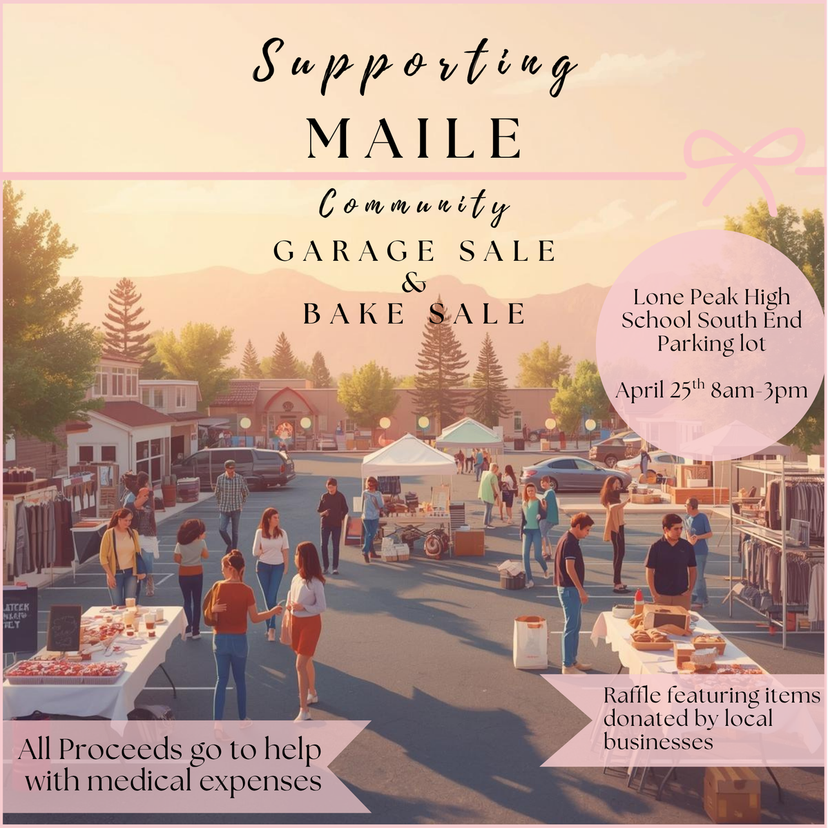 Supporting Maile: Community Garage Sale & Bake Sale