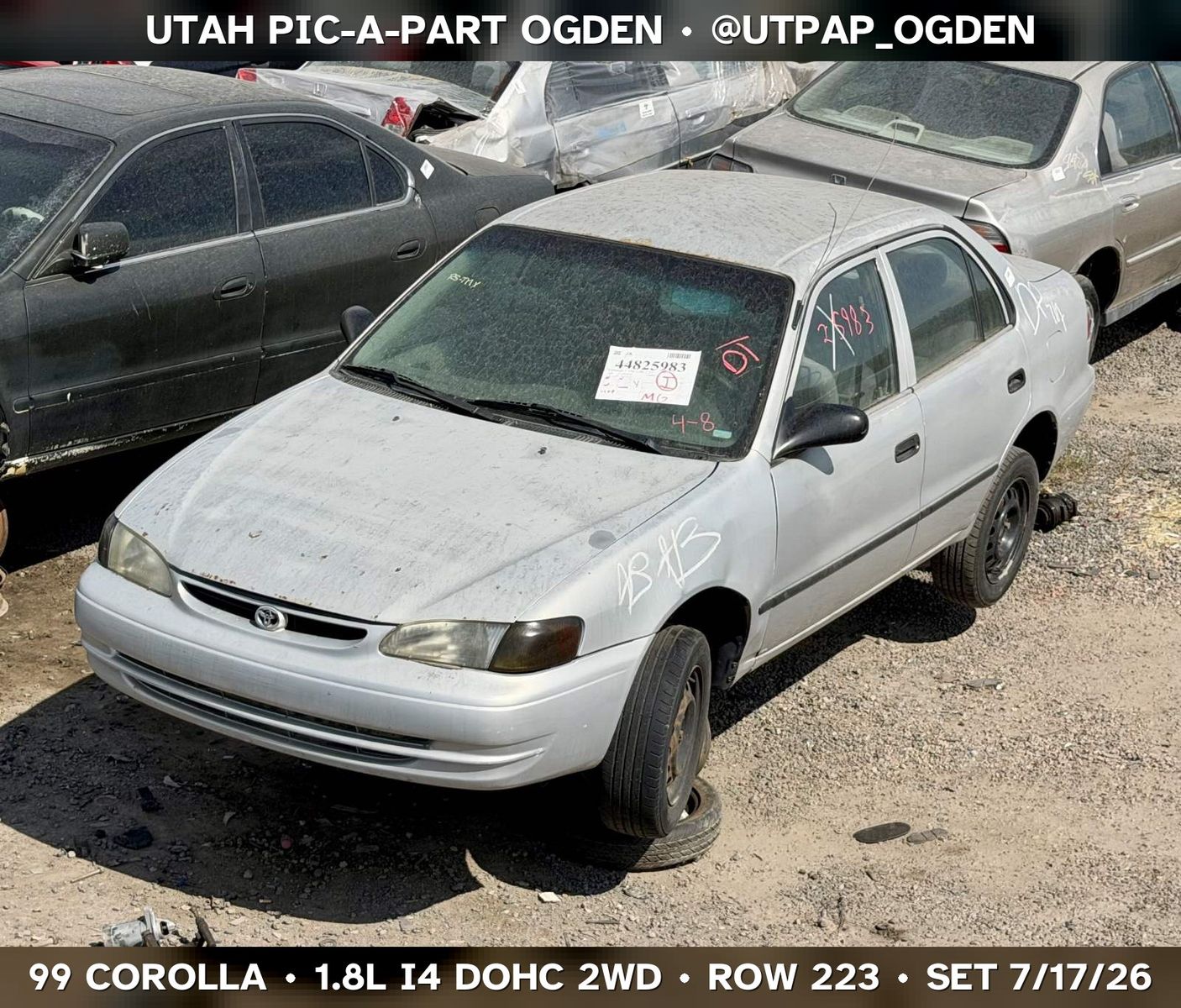 1999 Toyota Corolla Parts - UTPAP Ogden