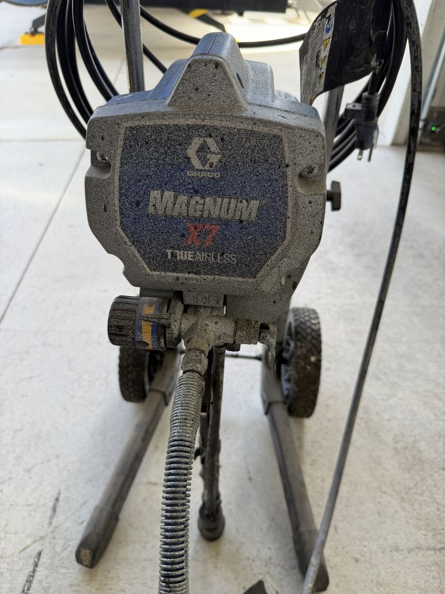 Graco Magnum X7 TrueAirless Paint Sprayer with Cart and Accessories