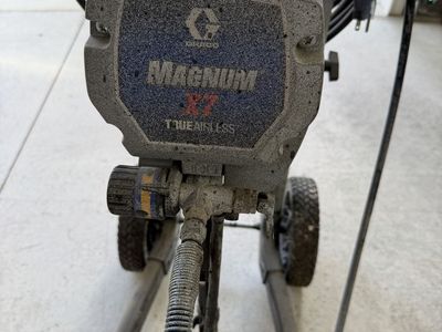 Graco Magnum X7 TrueAirless Paint Sprayer with Cart and Accessories