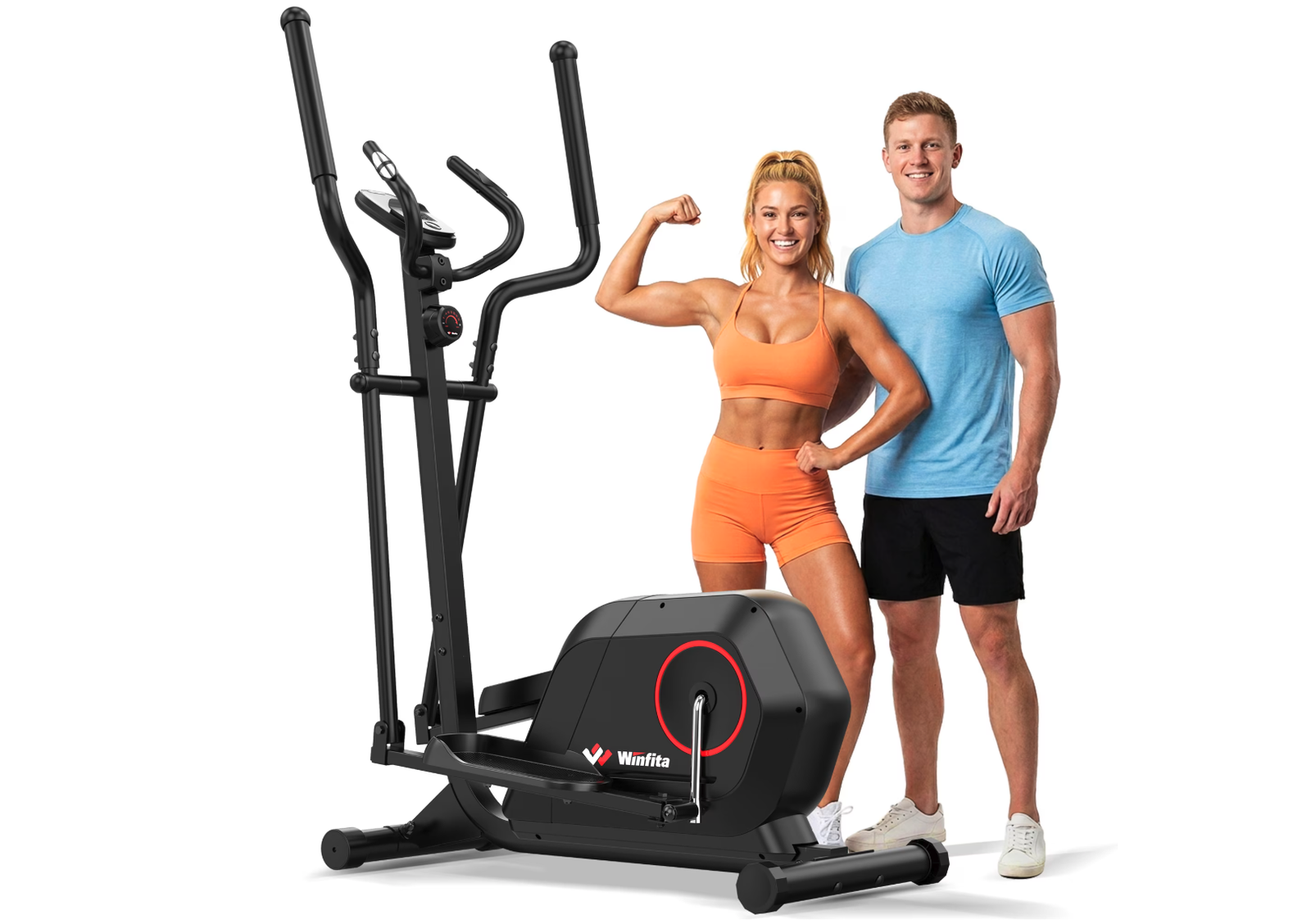 New Magnetic Elliptical Exercise Machine, Elliptical Trainer Fitness