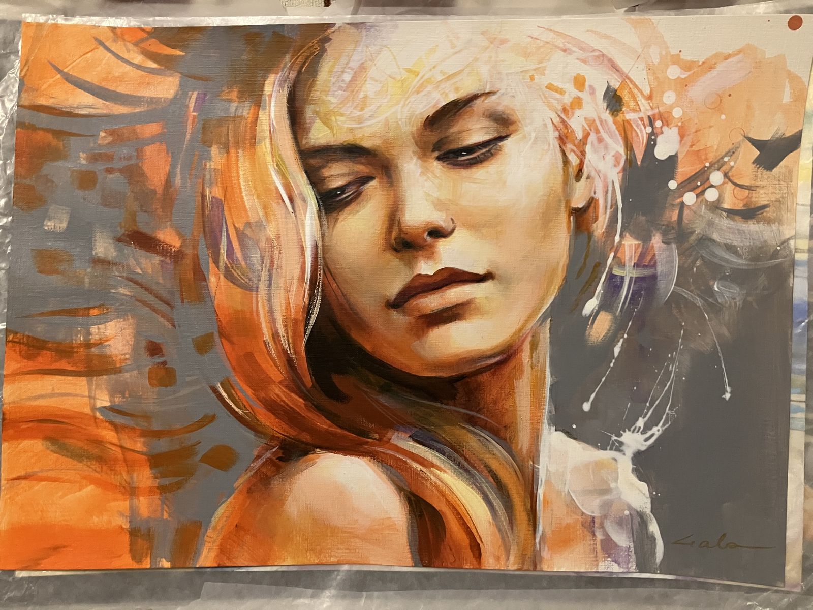 20 ART painting woman portrait