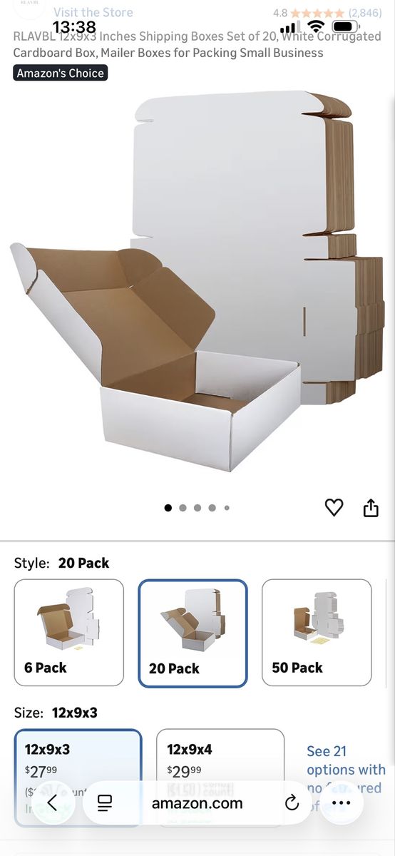 Shipping boxes