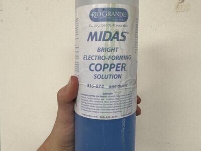 Free Electro forming copper solution