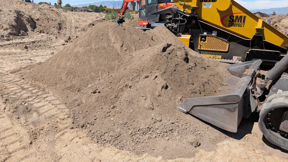 Screened topsoil