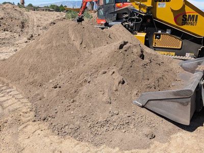 Screened topsoil