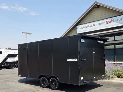 2026 Criterion 8x18 / 8.5x18 .080 Aluminum Exterior Enclosed Cargo Trailer New