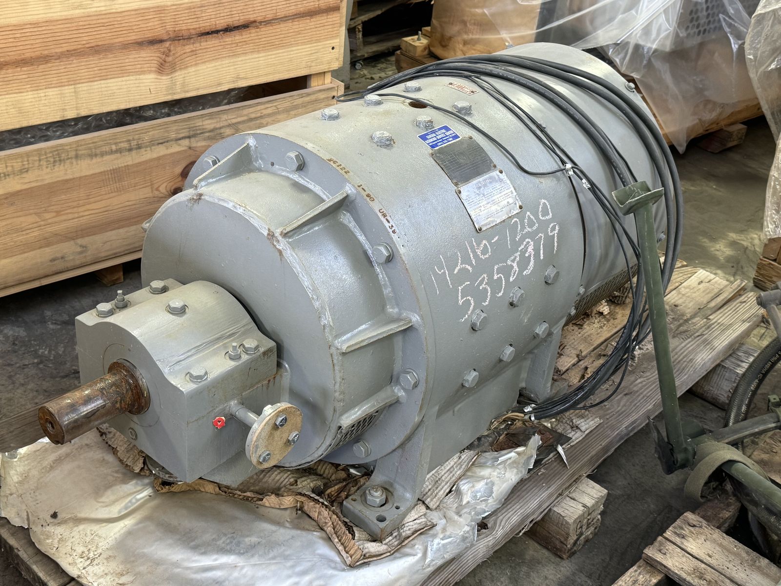 GE Amplidyne 16KW DC Generator / Motor Generator