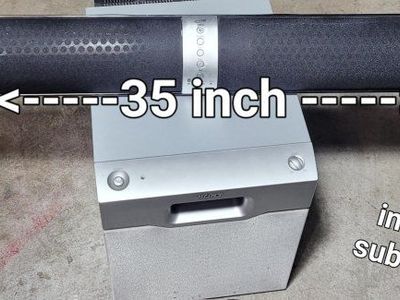 ilive 35 inch soundbar w/removable surround