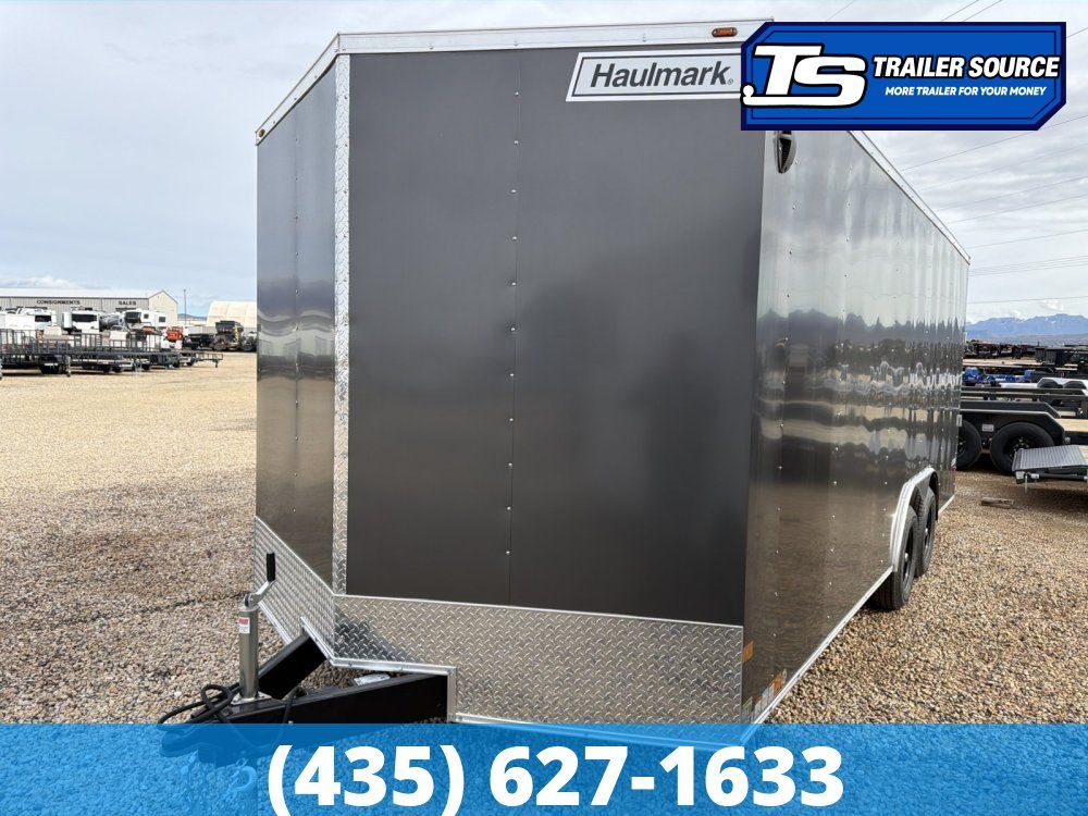 8.5x20 Haulmark Passport DELUXE Enclosed Cargo Trailer - 7'0" Interior - 10K GVWR Dovetail