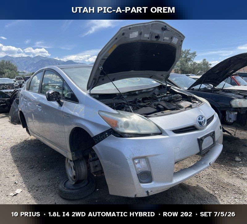 2010 Toyota Prius Parts - UTPAP Orem