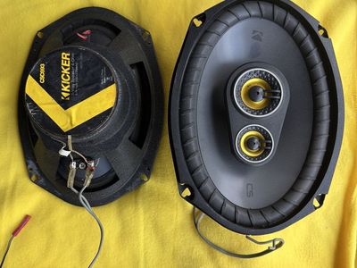 Kicker CS-Series CSC693 6x9 inch 3-Way 4-Ohm Car Audio Coaxial Speakers