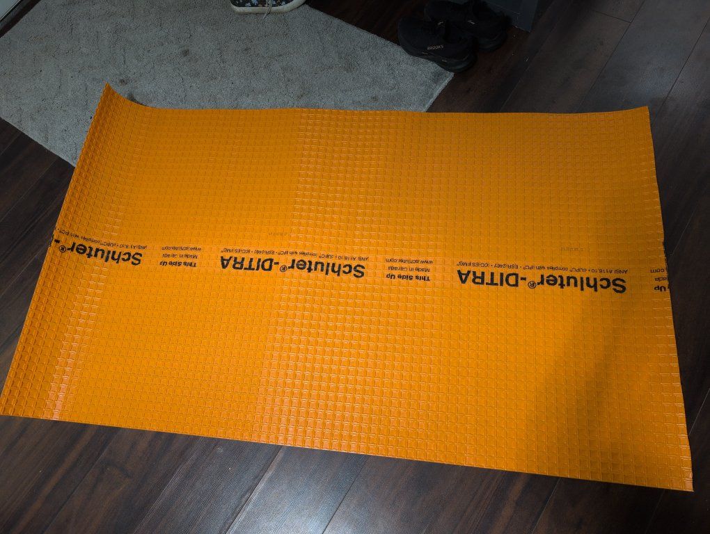 Schluter-DITRA XL Uncoupling Membrane for Tile Installation - New Roll (Approx. 3x4 ft.)