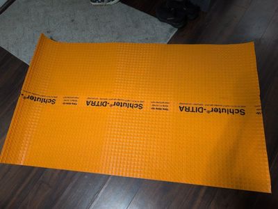 Schluter-DITRA XL Uncoupling Membrane for Tile Installation - New Roll (Approx. 3x4 ft.)