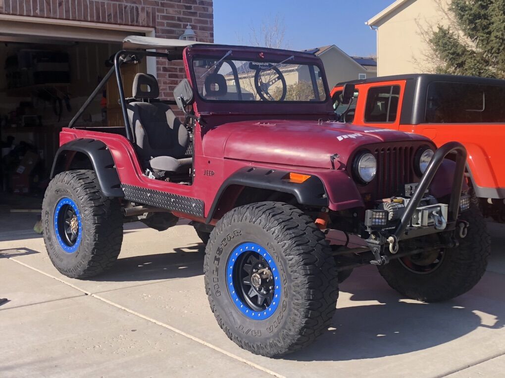 Jeep cJ rock crawler