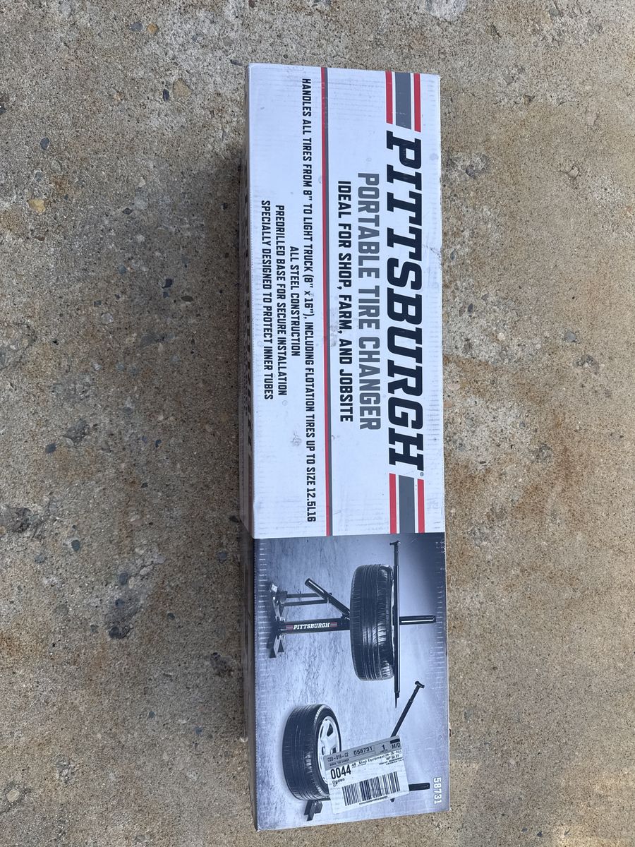 NEW; Harbor Freight-Pittsburgh Brand Portable Tire Changer Changing Machine