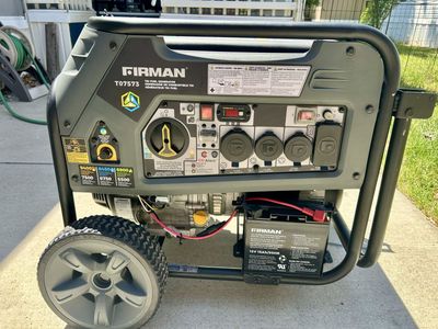 New Firman 9400 Watt Tri-Fuel Generator