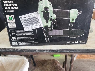 Hitachi narrow crown stapler.